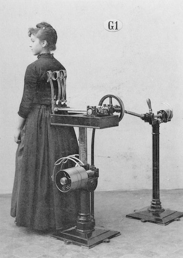 Photograph of person using Zander's gym equipment