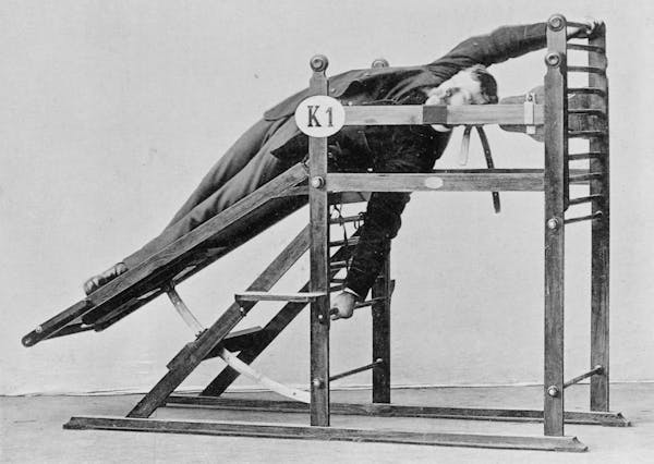 Photograph of person using Zander's gym equipment