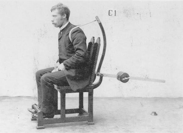 Photograph of person using Zander's gym equipment