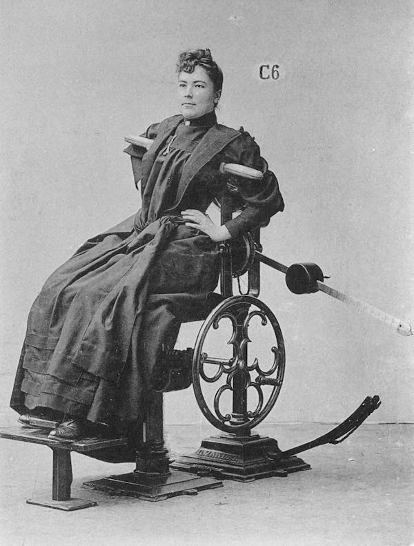 Photograph of person using Zander's gym equipment