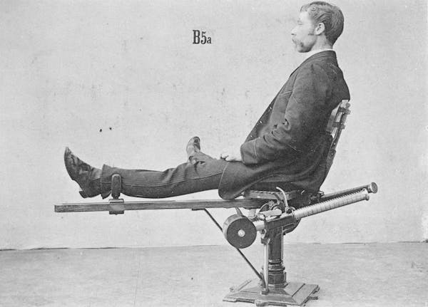 Photograph of person using Zander's gym equipment