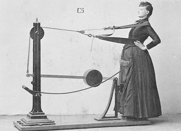 Photograph of person using Zander's gym equipment