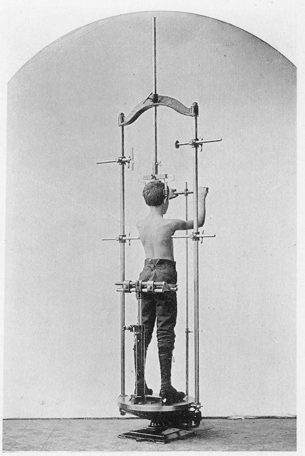 Photograph of person using Zander's gym equipment