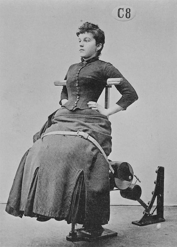 Photograph of person using Zander's gym equipment