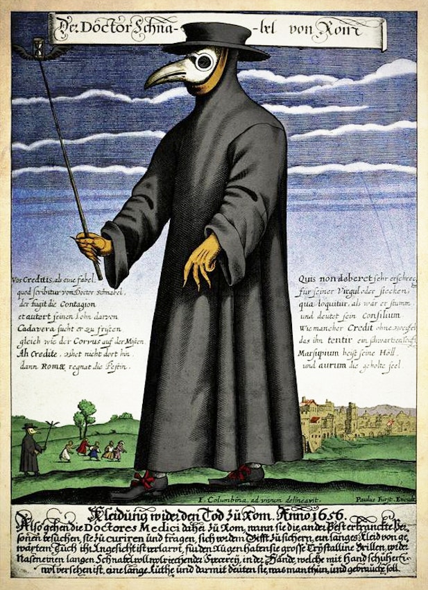 plague doctor rome 1656