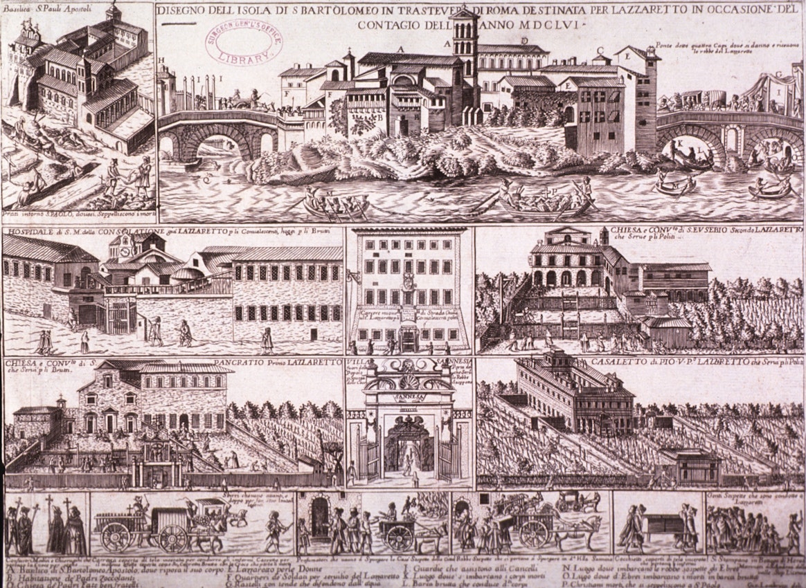map of rome 1652