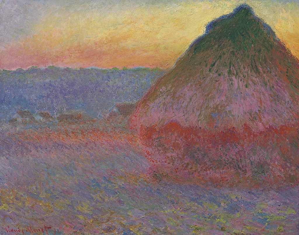 Grainstack in the Sunlight Monet