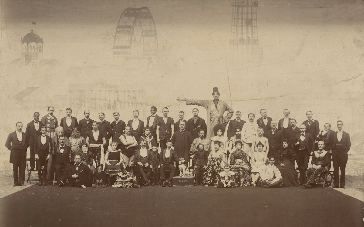 Photograph of Barnum and Bailey show