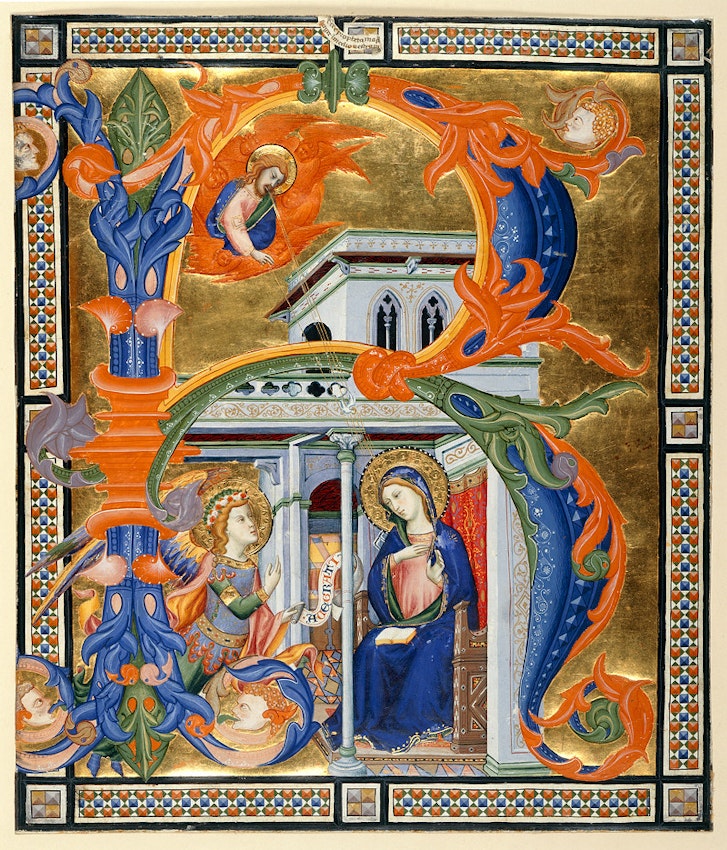 Add MS 35254 C, Medieval Italian Choirbook, British Library.
