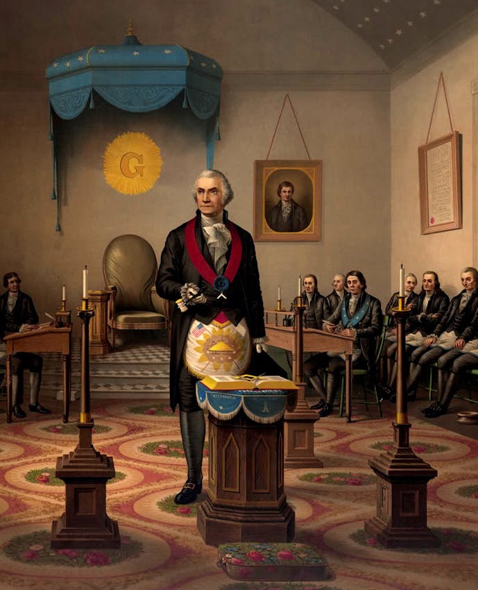 george washington as freemason