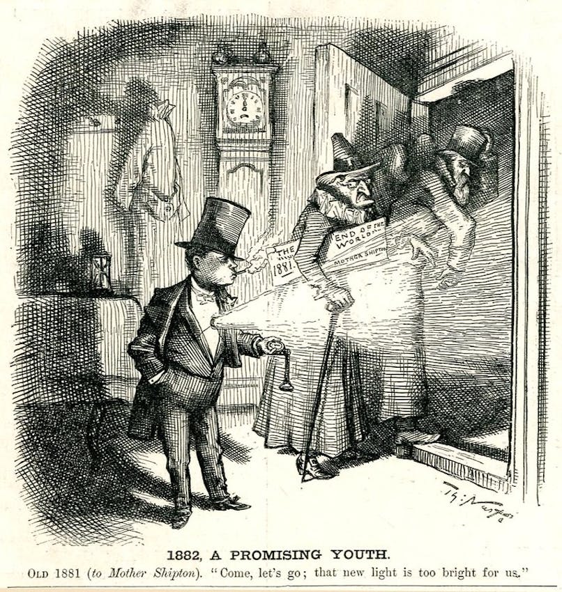 mother shipton 1881 end of the world