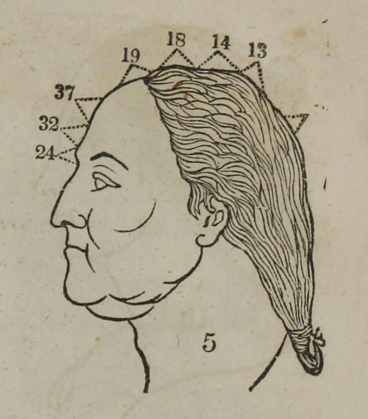 george washington phrenology