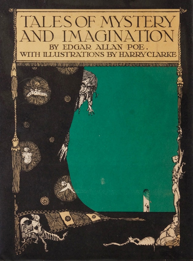 Clarke cover 1923 Poe’s Tales of Mystery and Imagination