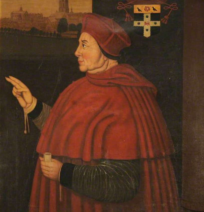 Sampson Strong’s portrait of Cardinal Wolsey
