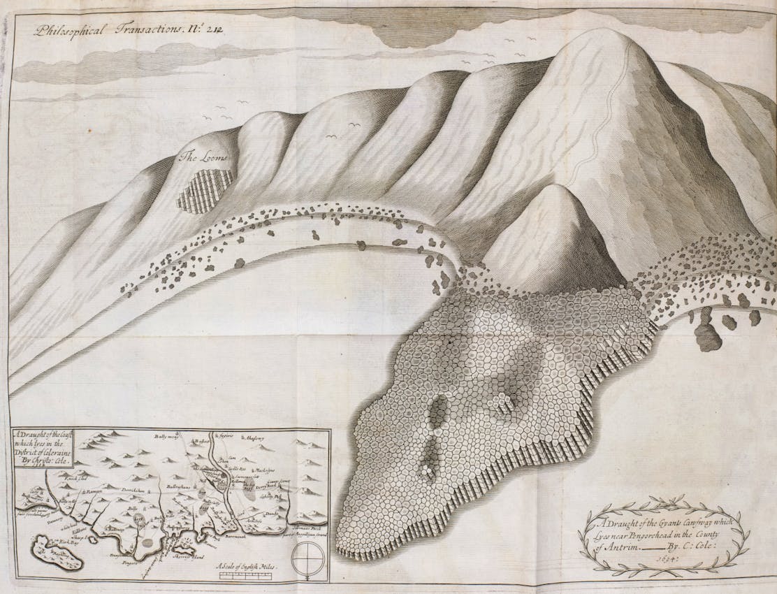 Christopher Cole illustration of the Giant’s Causeway