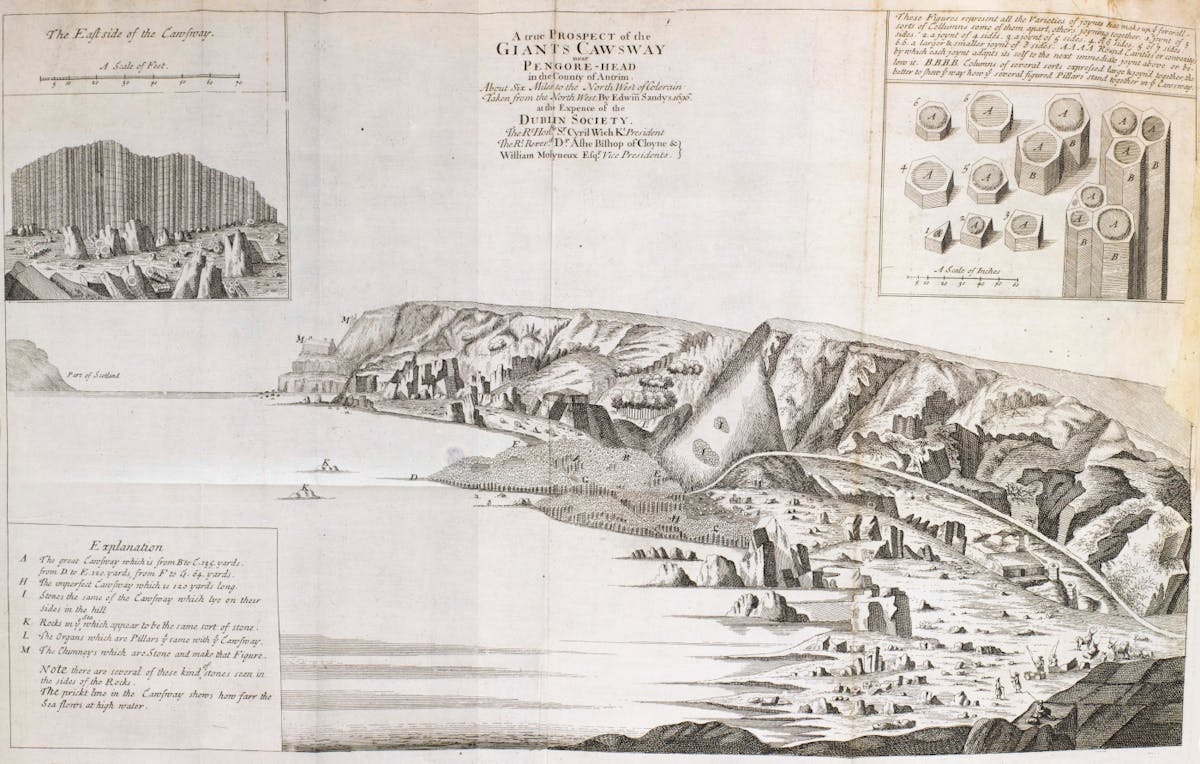 Edwin Sandy illustration of the Giant’s Causeway