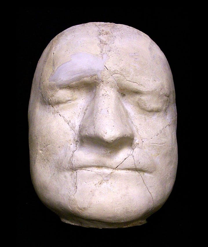 Newton death mask