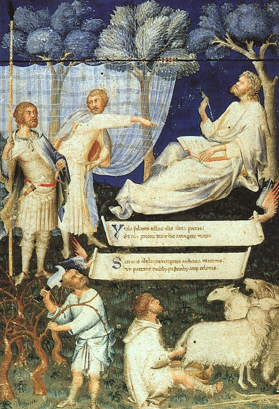 Frontispício de Simone Martini para Petrarca Virgílio