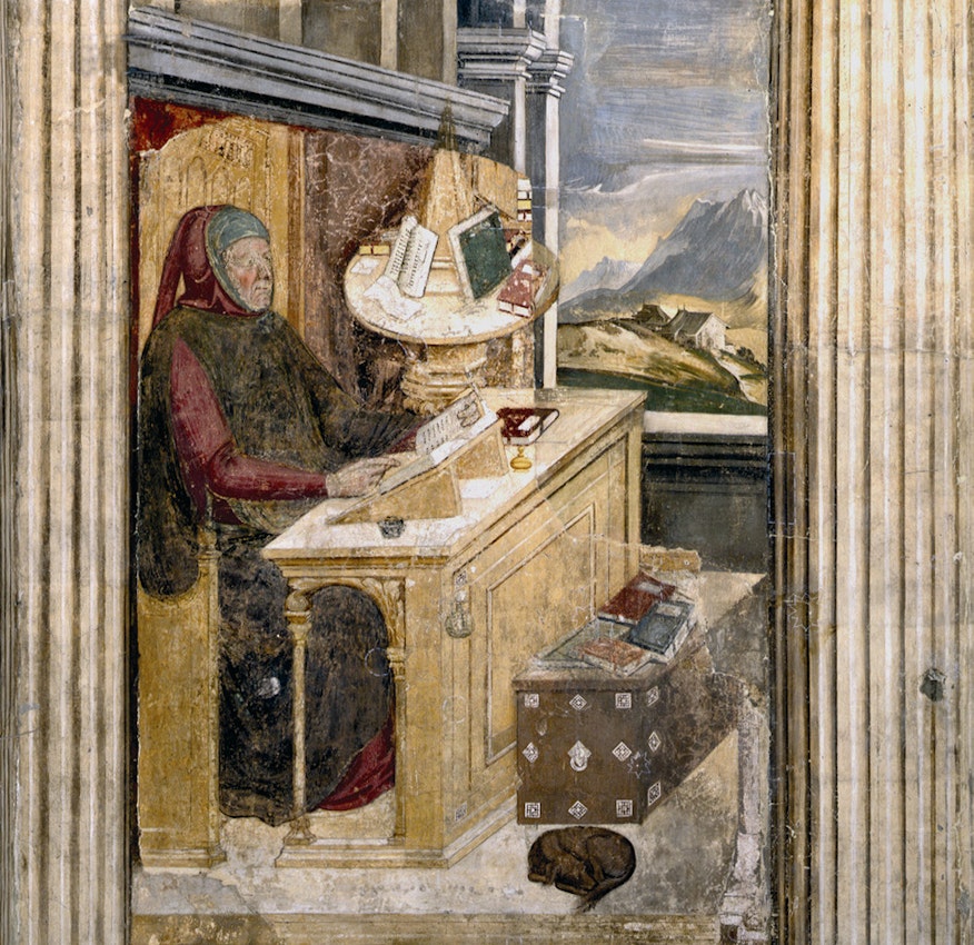 Petrarch writing
