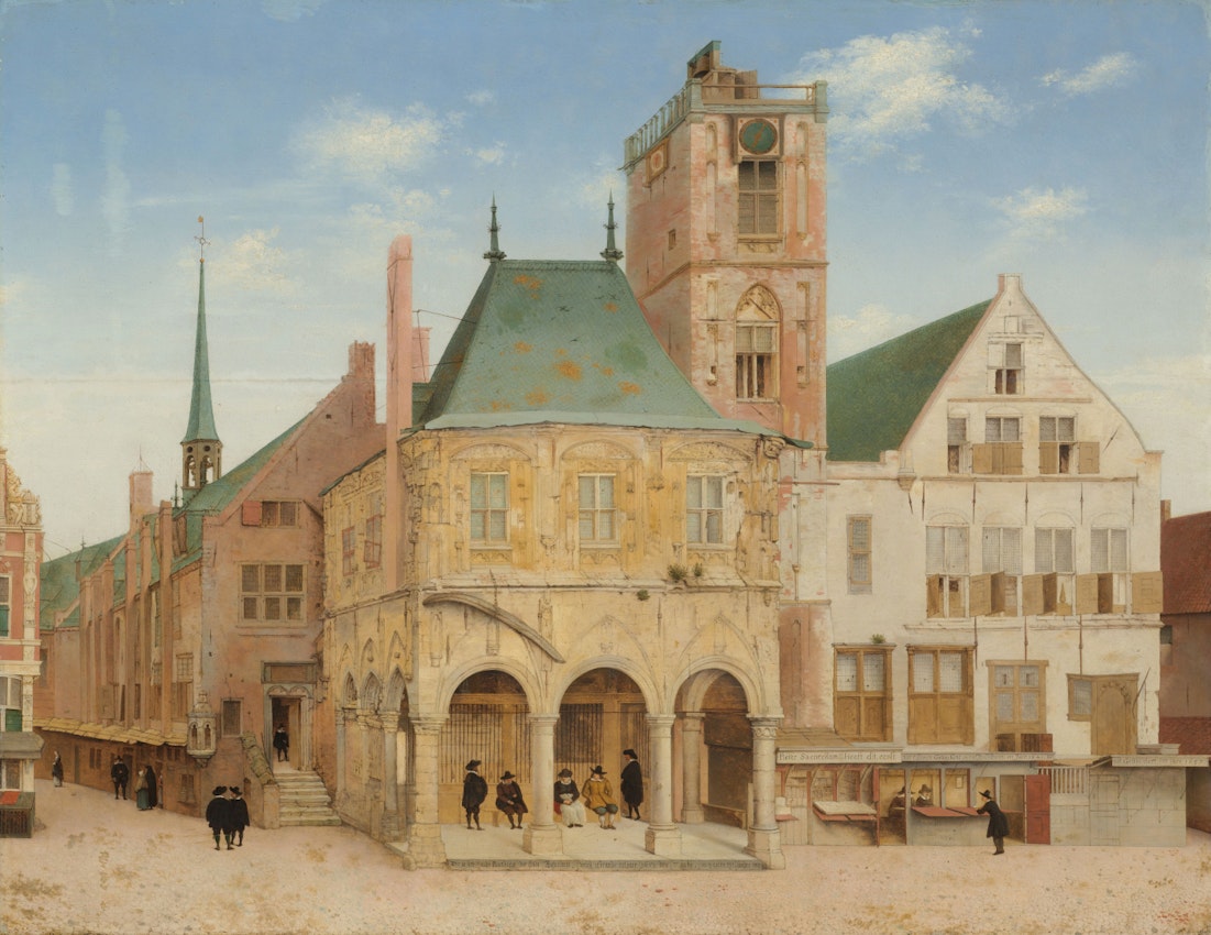 Pieter Jansz. Saenredam painting of The Old Town Hall of Amsterdam