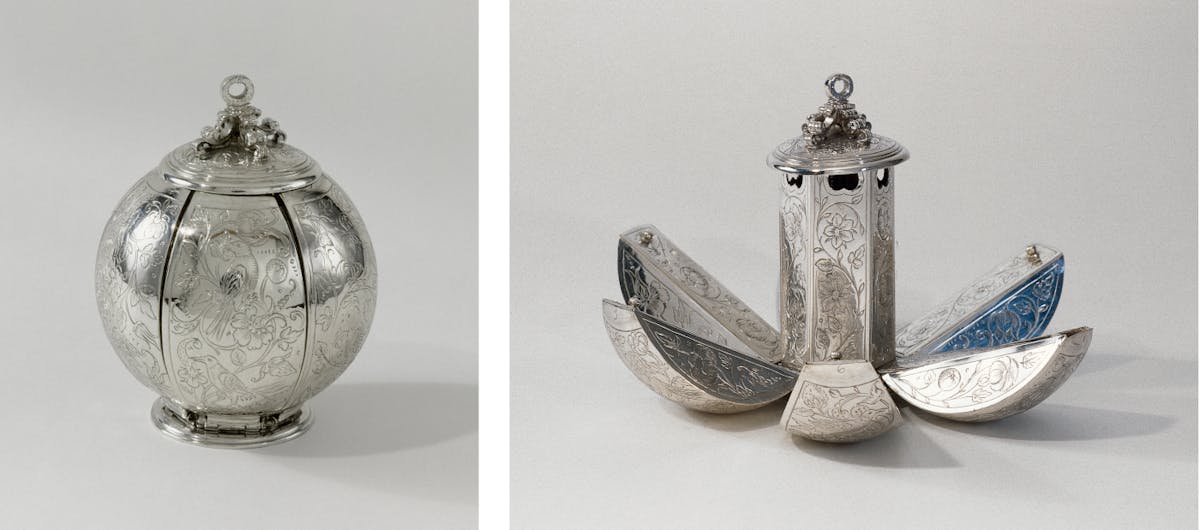 Silver Dutch pomander