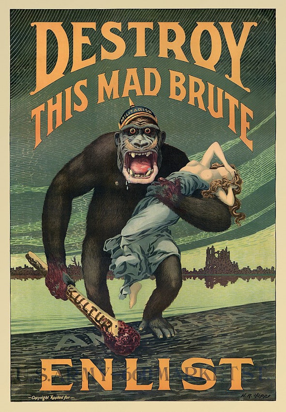 destroy this made brute army poster