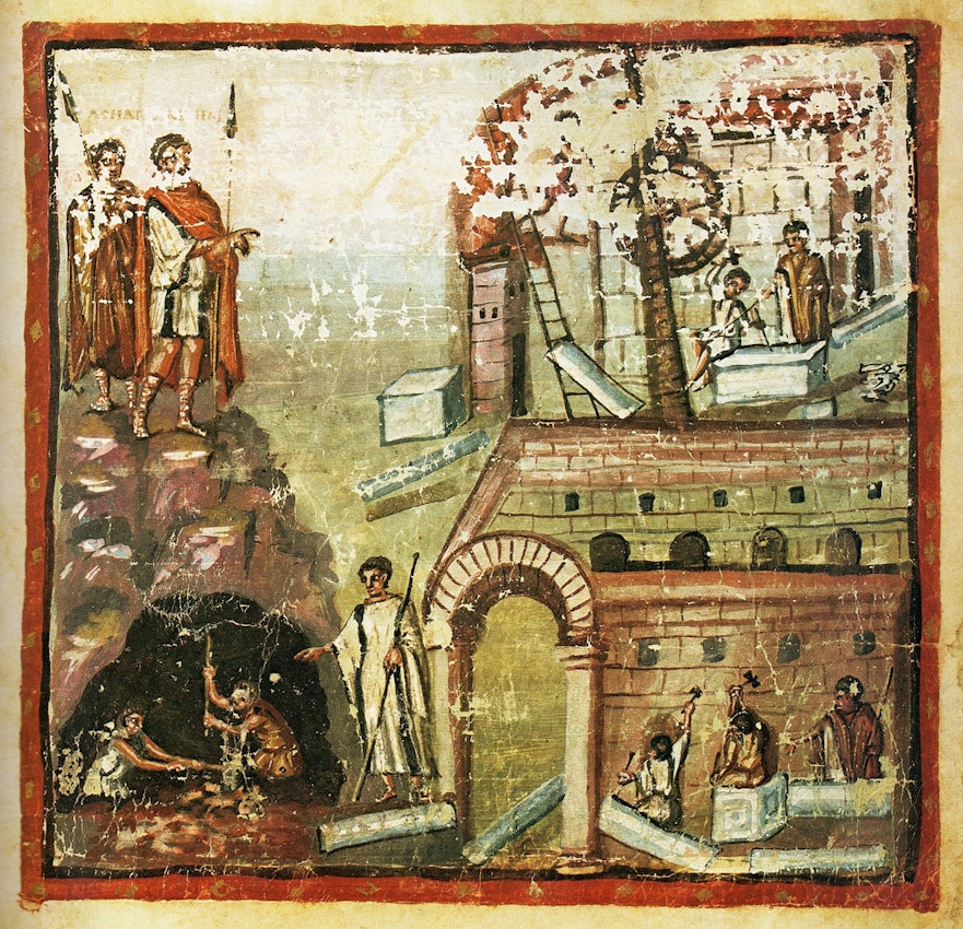 Carthage illustration from Vergilius Vaticanus