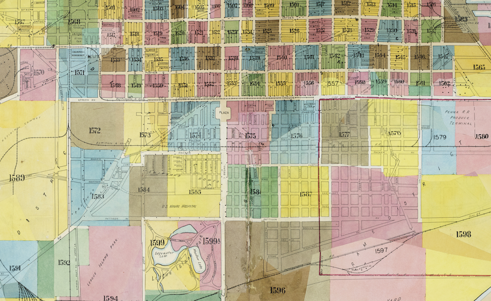 Created for US insurance firms during a period of devastating fires across the 19th and 20th centuries, the Sanborn maps blaze with detail — shops, 