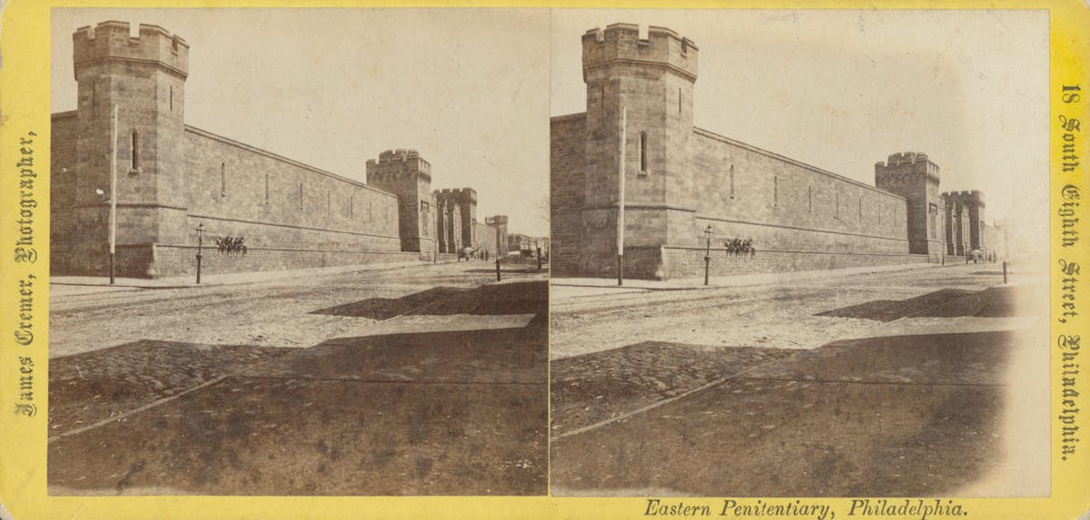 The exterior of Eastern State Penitentiary