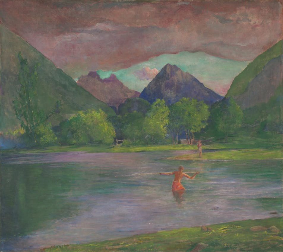 The Entrance to the Tautira River, Tahiti, john la Farge