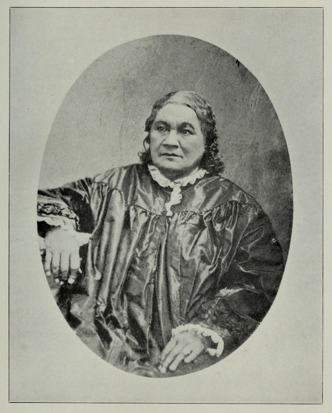 Portrait of Arii Taimai last Queen of Tahiti
