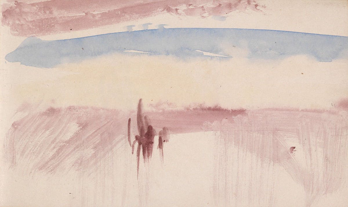 watercolour sketch by Turner