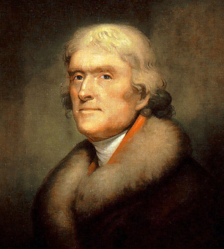 Thomas Jefferson by Rembrandt Peale (1805)