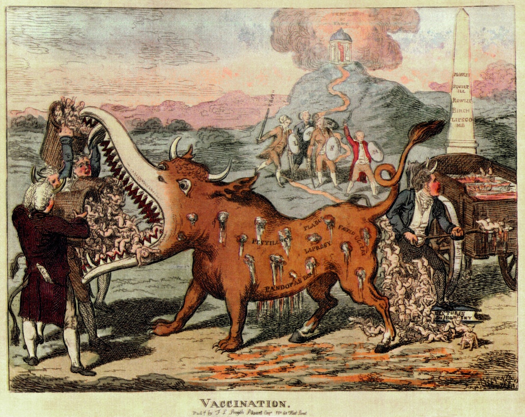 early anti-vaccination illustration