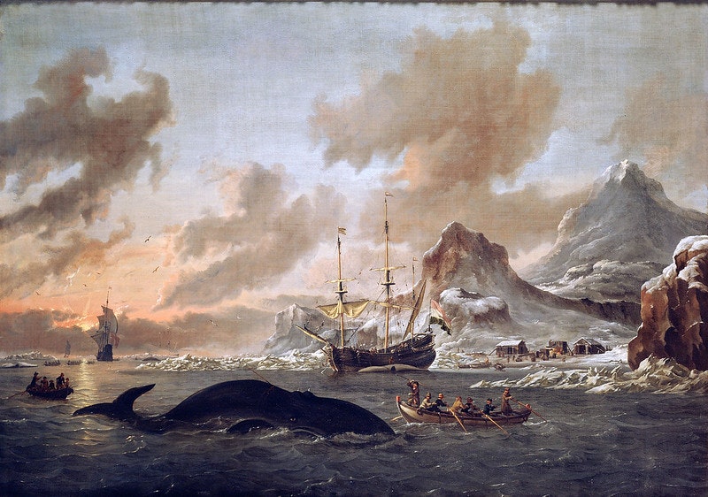 Spitsbergen whaling