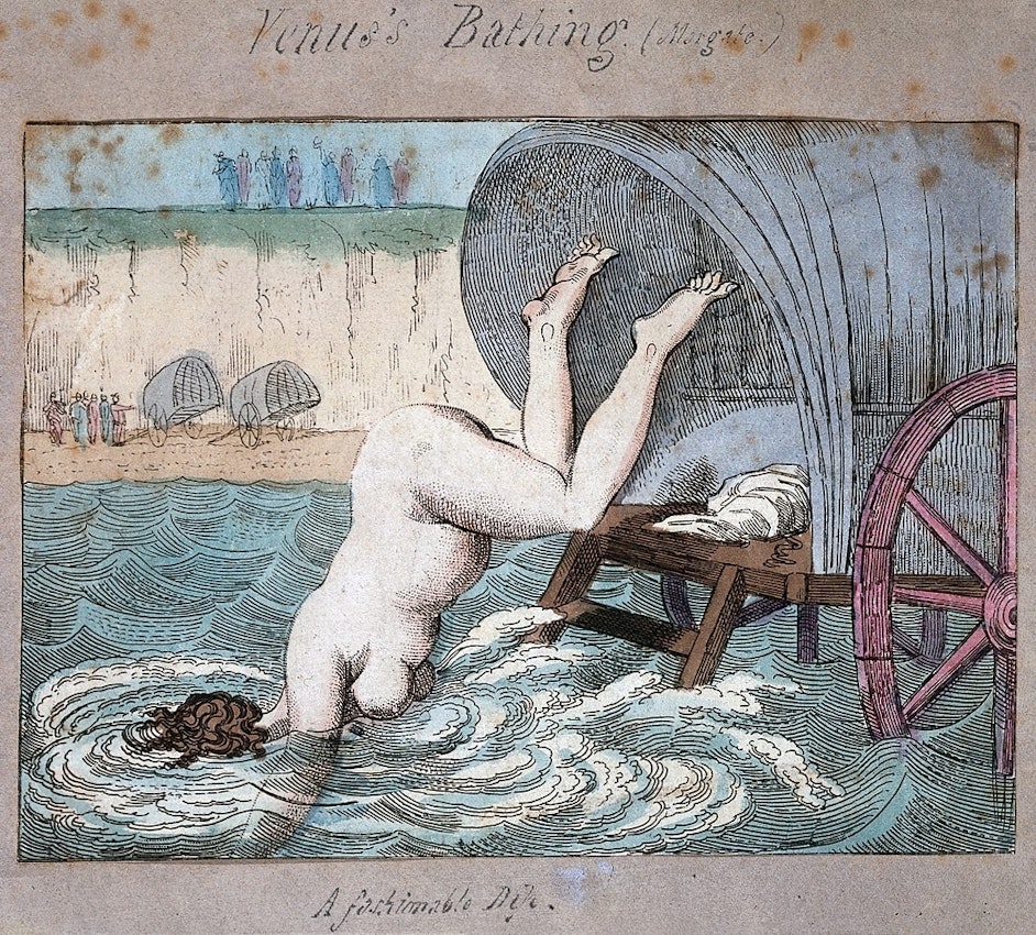 venus bathing