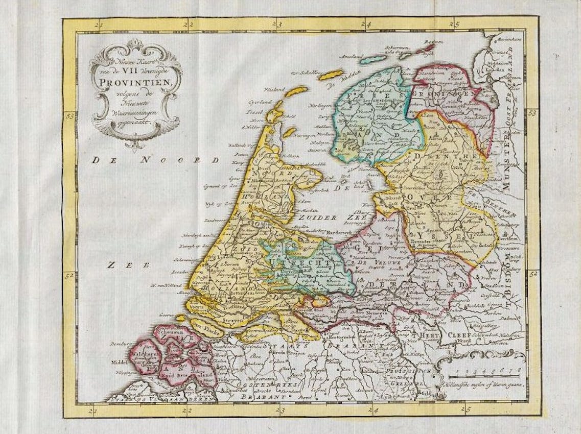 map of netherlands