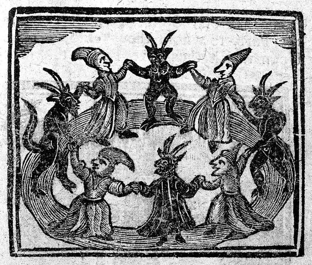 witches circle dance