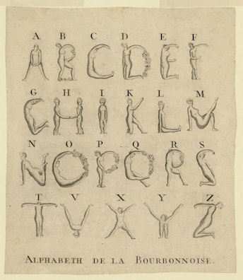 Bourbonnoise Alphabet
