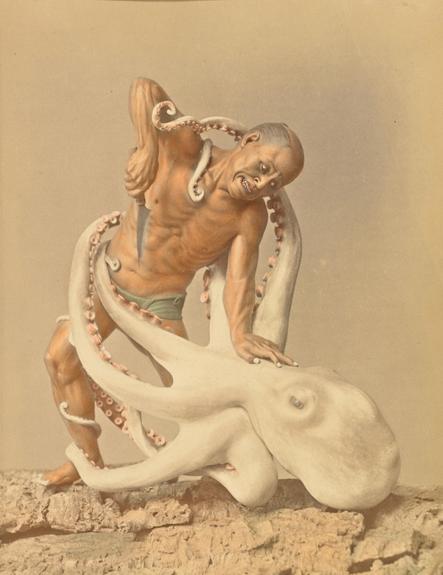 Man and Octopus