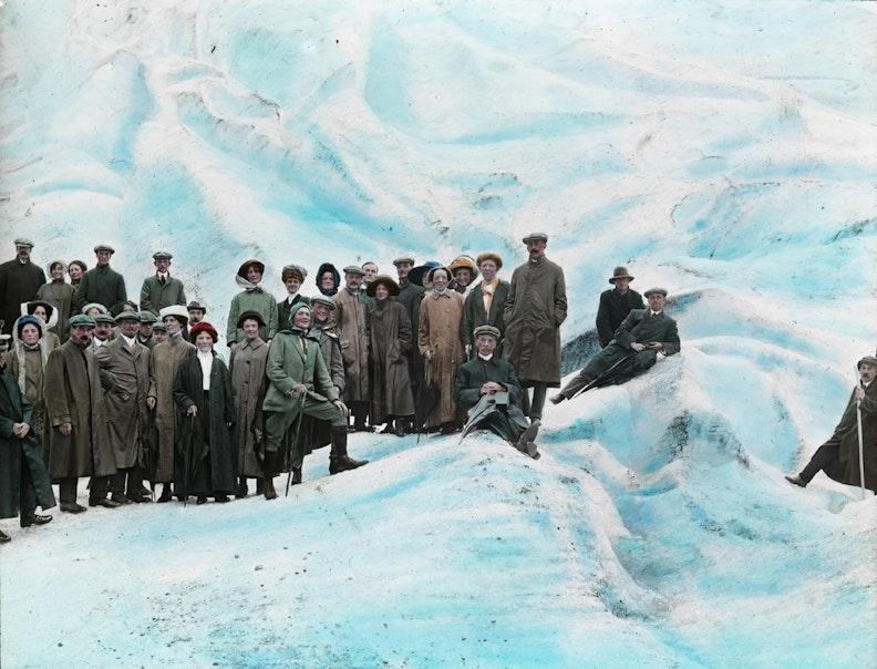 Tourists on Glacier