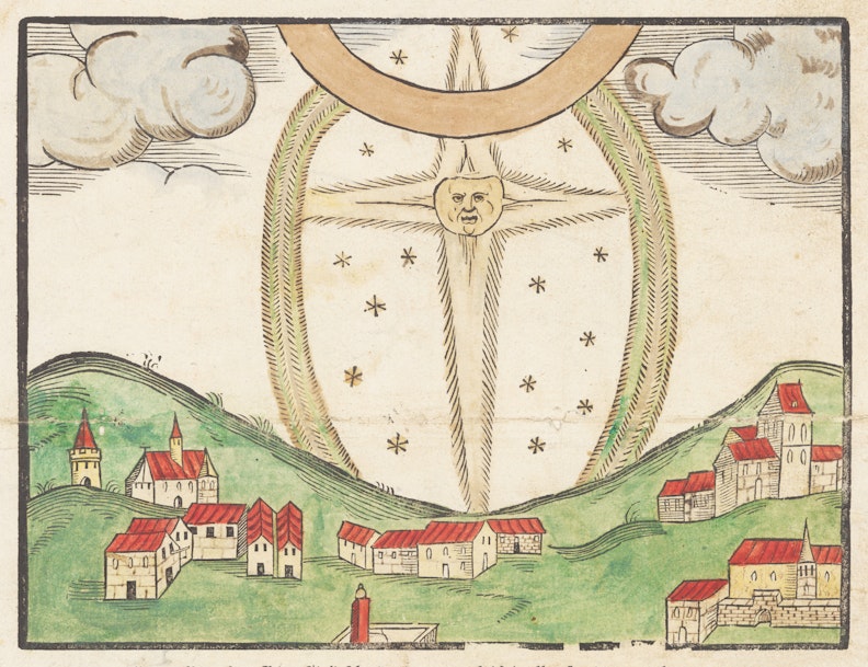 Celestial phenomenon over Giromagny, 1572