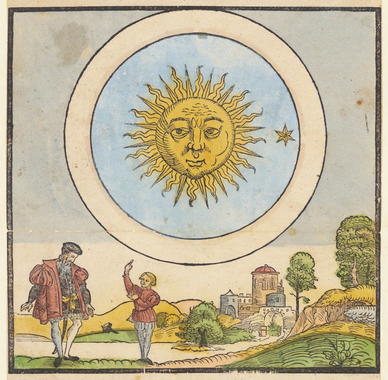 Celestial phenomenon over Nuremberg, 1556