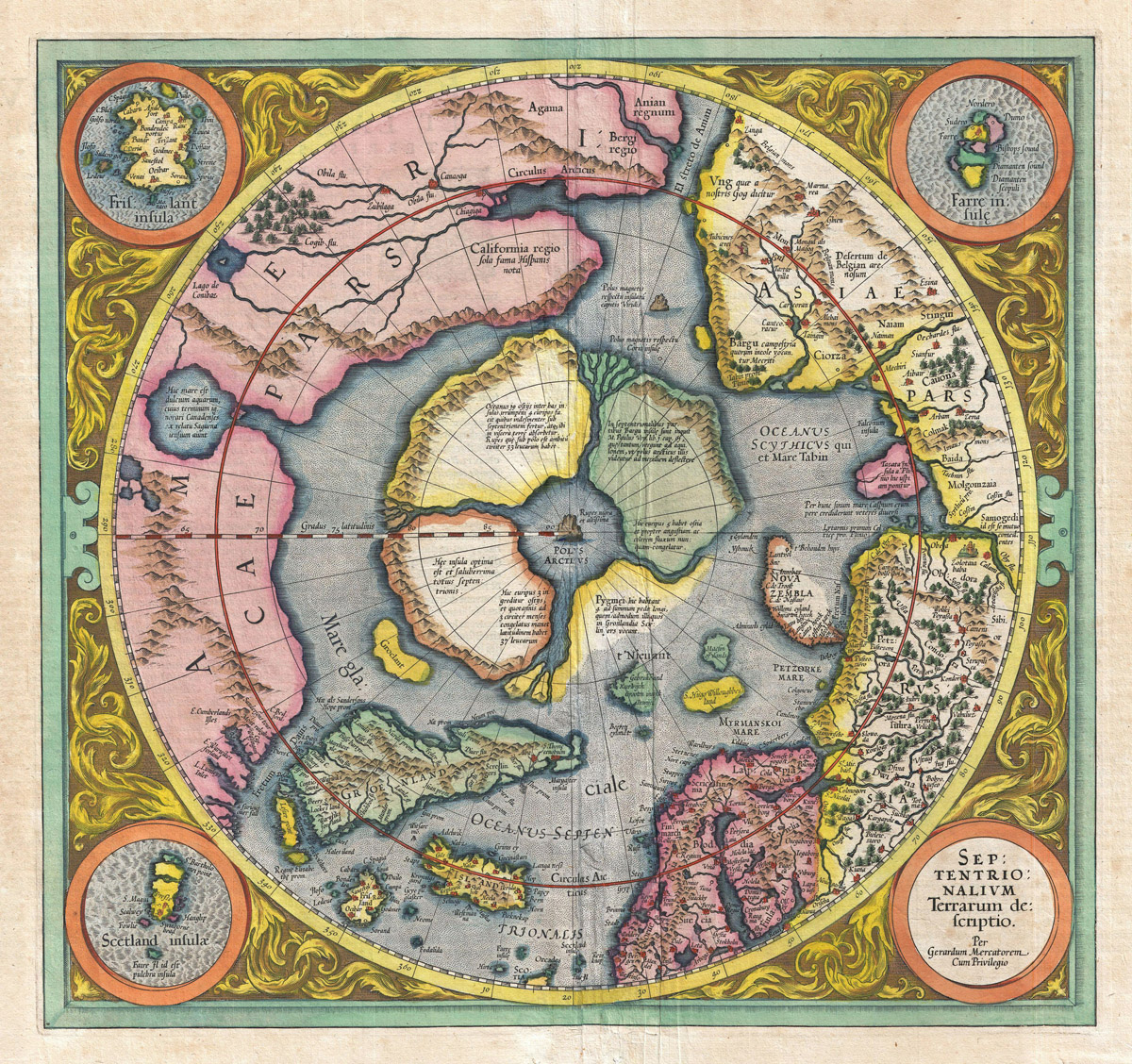 First Map Of The North Pole Product The Public Domain Review