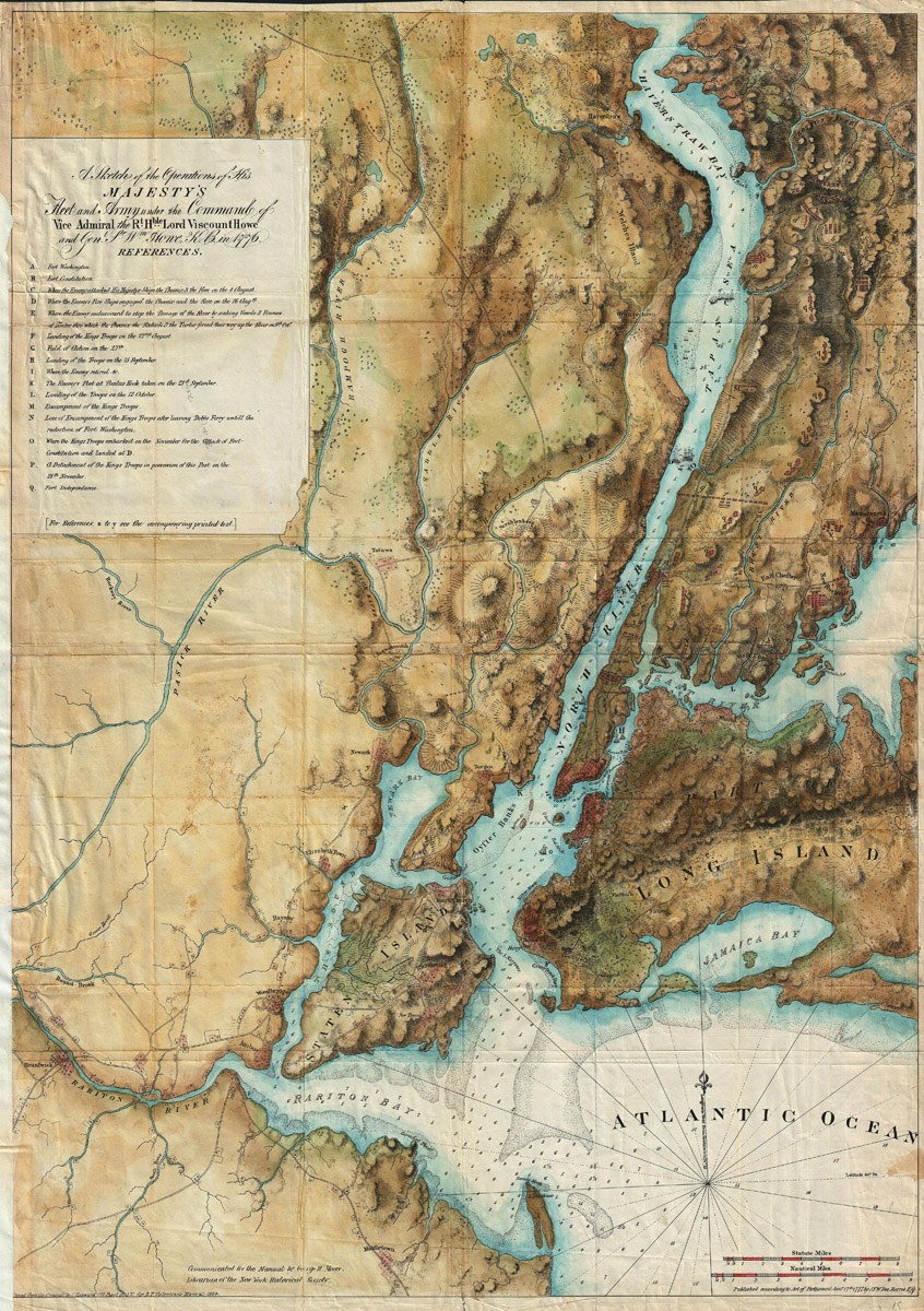 Des Barres Map of New York City and Harbor – Product – The Public