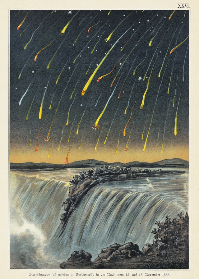 Leonid Meteor Shower over Niagara Falls