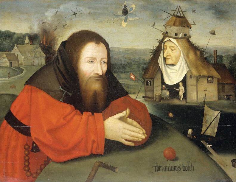 The Temptation of St Anthony (in the manner of Bosch)