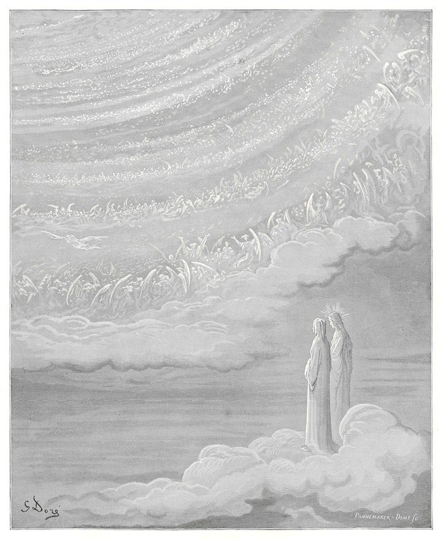 The Ninth Heaven, from Dante's Divine Comedy