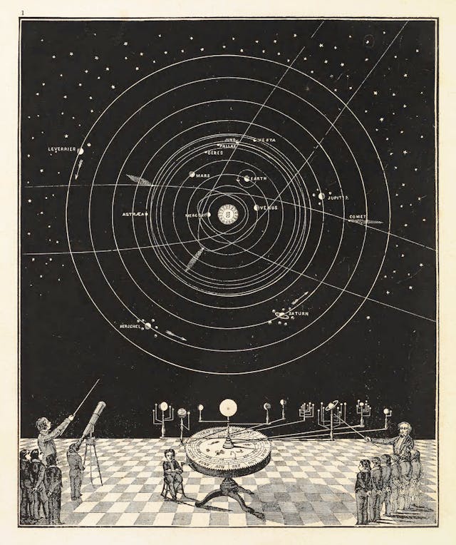 Frontispiece from *Smith's Illustrated Astronomy*