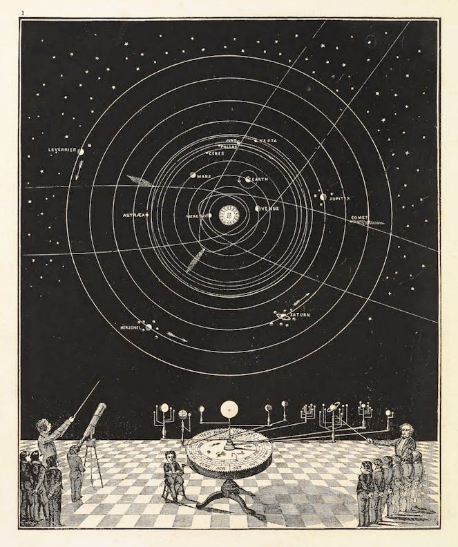 Frontispiece from *Smith's Illustrated Astronomy*